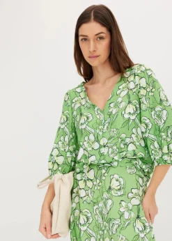 Bluse aus feinem Viskose-Mix