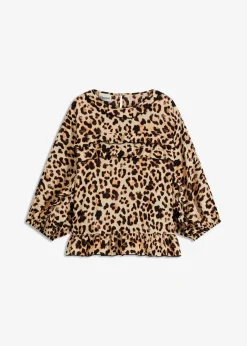 Bluse aus feinem Viskose-Mix