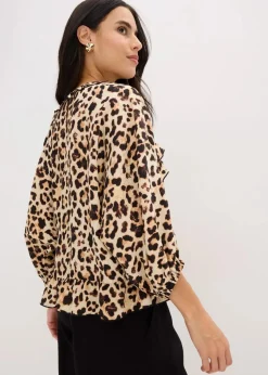 Bluse aus feinem Viskose-Mix