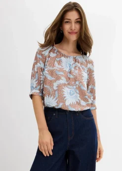 Bluse aus feinem Viskose-Mix