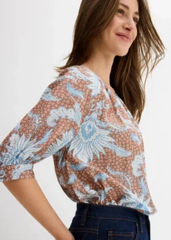 Bluse aus feinem Viskose-Mix