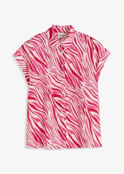 Bluse aus fließendem Satin