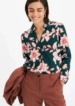 Bluse aus fließender Viskose