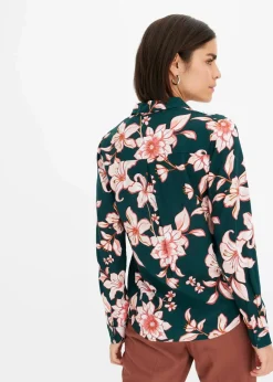 Bluse aus fließender Viskose