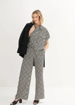 Bluse aus fließender Viskose