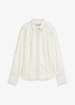 Bluse aus fließender Viskose