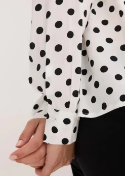 Bluse aus fließender Viskose