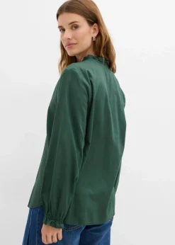 Bluse aus reiner Baumwolle