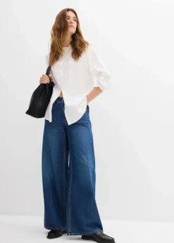 Bluse aus reiner Baumwolle