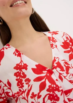 Bluse aus reiner Baumwolle