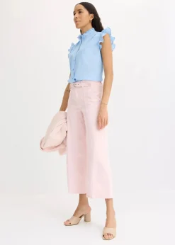 Bluse aus reiner Baumwolle