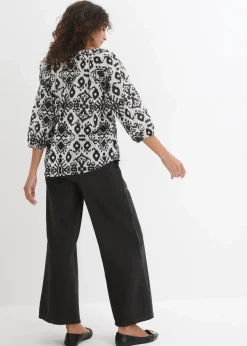 Bluse aus reiner Baumwolle