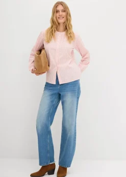 Bluse aus reiner Baumwolle