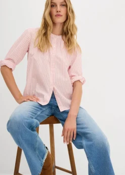 Bluse aus reiner Baumwolle