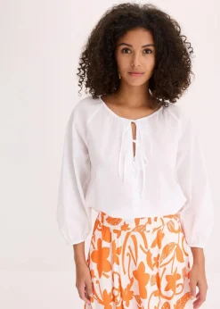 Bluse aus reiner Bio-Baumwolle