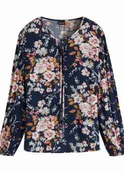 Bluse aus reiner Viskose