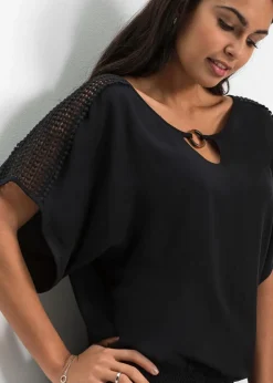 Bluse aus reiner Viskose