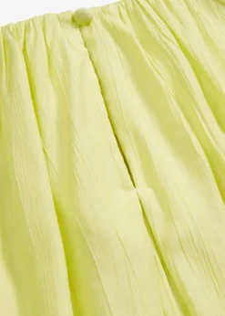 Bluse aus strukturiertem Crinkle