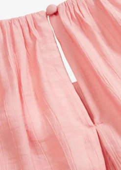 Bluse aus strukturiertem Crinkle