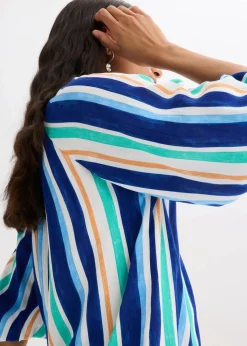 Bluse aus strukturierter Viskose