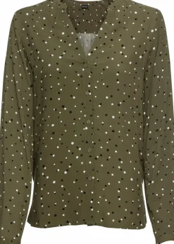 Bluse mit Pünktchen