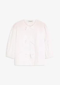 Bluse mit Schleifendetail