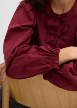 Bluse mit Schleifendetails