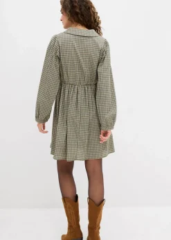 Blusenkleid aus Baumwoll-Mix