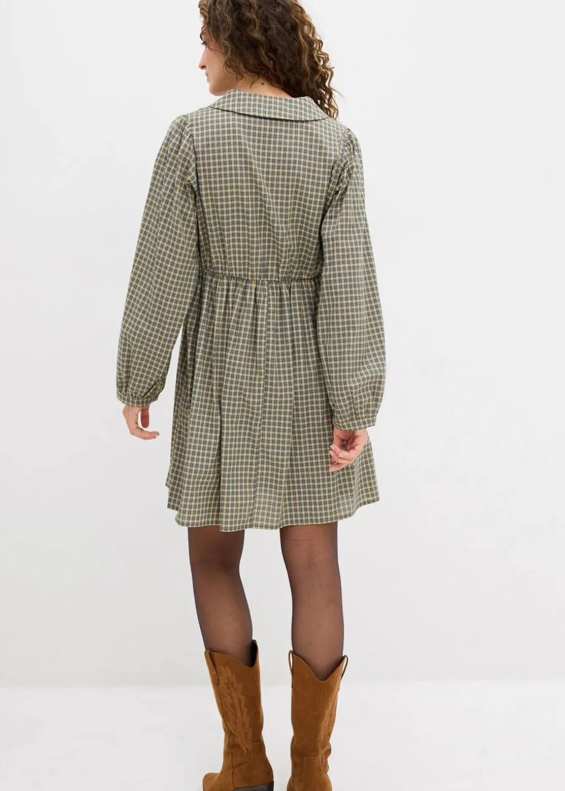 Blusenkleid aus Baumwoll-Mix