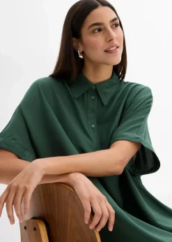 Blusenkleid aus feiner Viskose