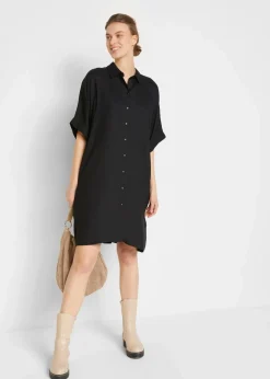 Blusenkleid aus feiner Viskose