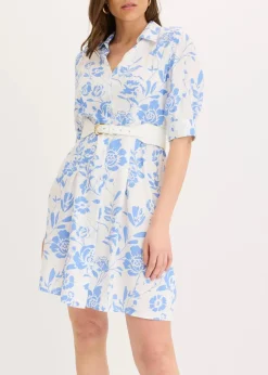 Blusenkleid aus fließender Viskose