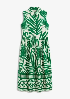 Blusenkleid aus fließender Viskose