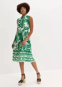 Blusenkleid aus fließender Viskose