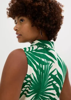 Blusenkleid aus fließender Viskose