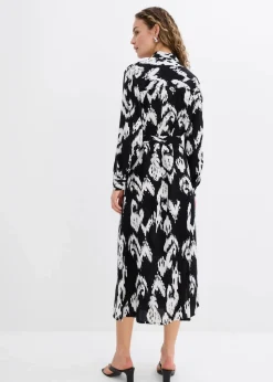 Blusenkleid aus fließender Viskose