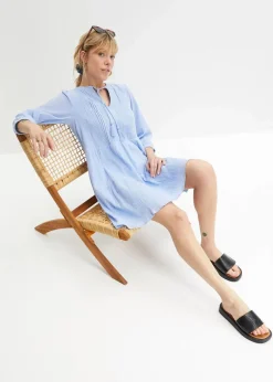 Blusenkleid aus reiner Baumwolle