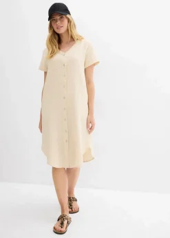 Blusenkleid aus softem Musselin