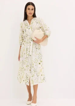 Blusenkleid aus Viskose-Mix