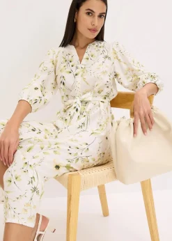 Blusenkleid aus Viskose-Mix