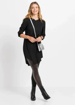 Blusenkleid mit kurzer Knopfleiste