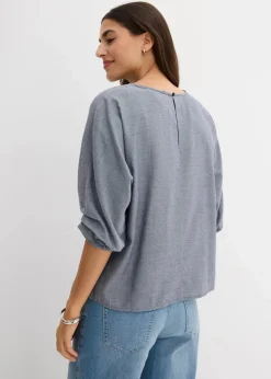 Blusenshirt aus reiner Baumwolle