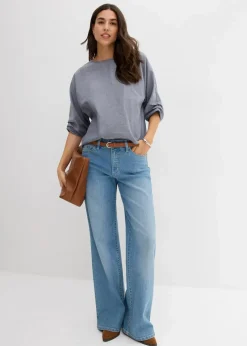 Blusenshirt aus reiner Baumwolle