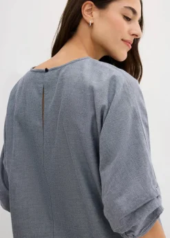 Blusenshirt aus reiner Baumwolle