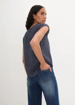 Blusenshirt aus softem Viskose-Mix