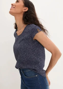 Blusenshirt aus softem Viskose-Mix