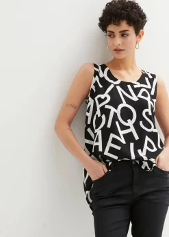 Blusentop aus fließender Viskose