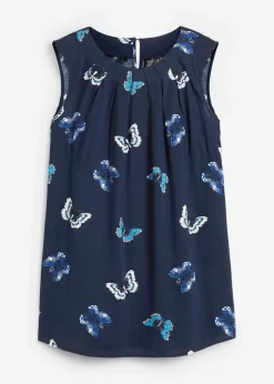 Blusentop aus fließender Viskose