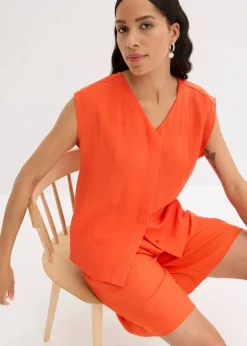 Blusentop aus leichtem Viskose-Mix