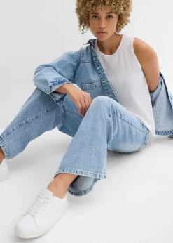 Blusentop aus recyceltem Polyester